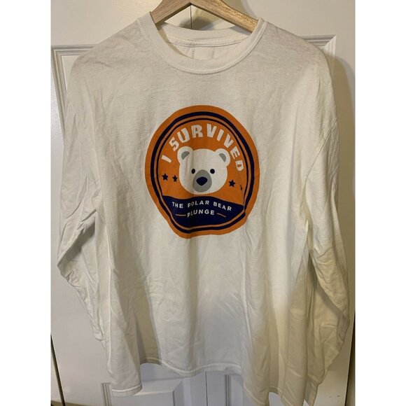 I Survived the Polar Bear Plunge Men’s Sz XL T-Shirt University Texas Arlington - Picture 4 of 7